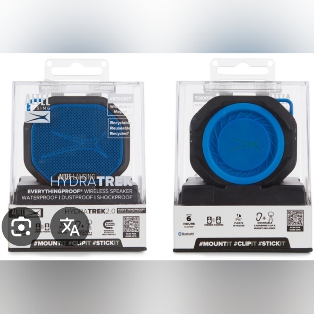 Altec Lansing HydraTrek Everything Proof Wireless Speaker Multiple Colors NEW